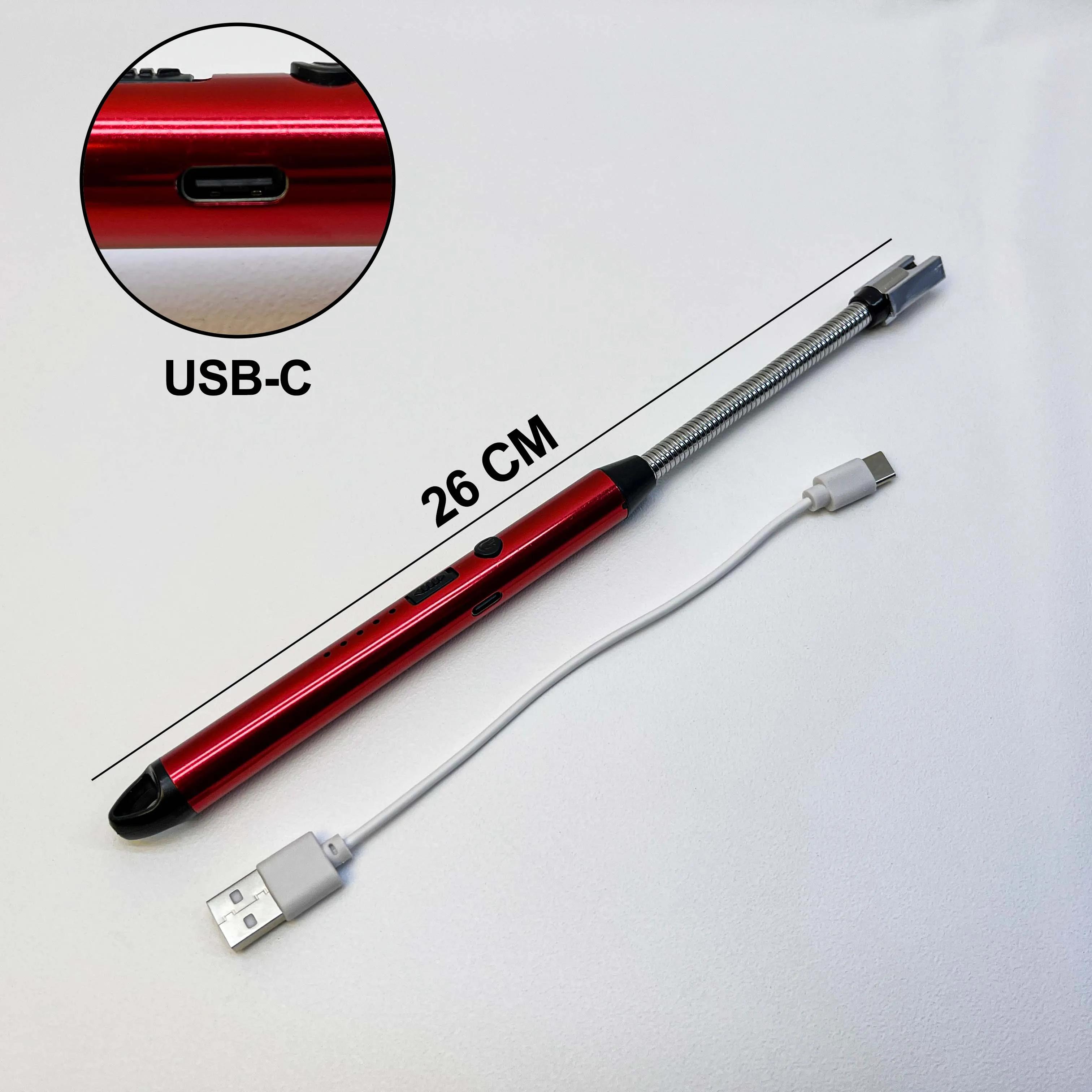 Оптовая электрическая дуговая зажигалка — Перезаряжаемая USB-C, без газа (ST-1569)