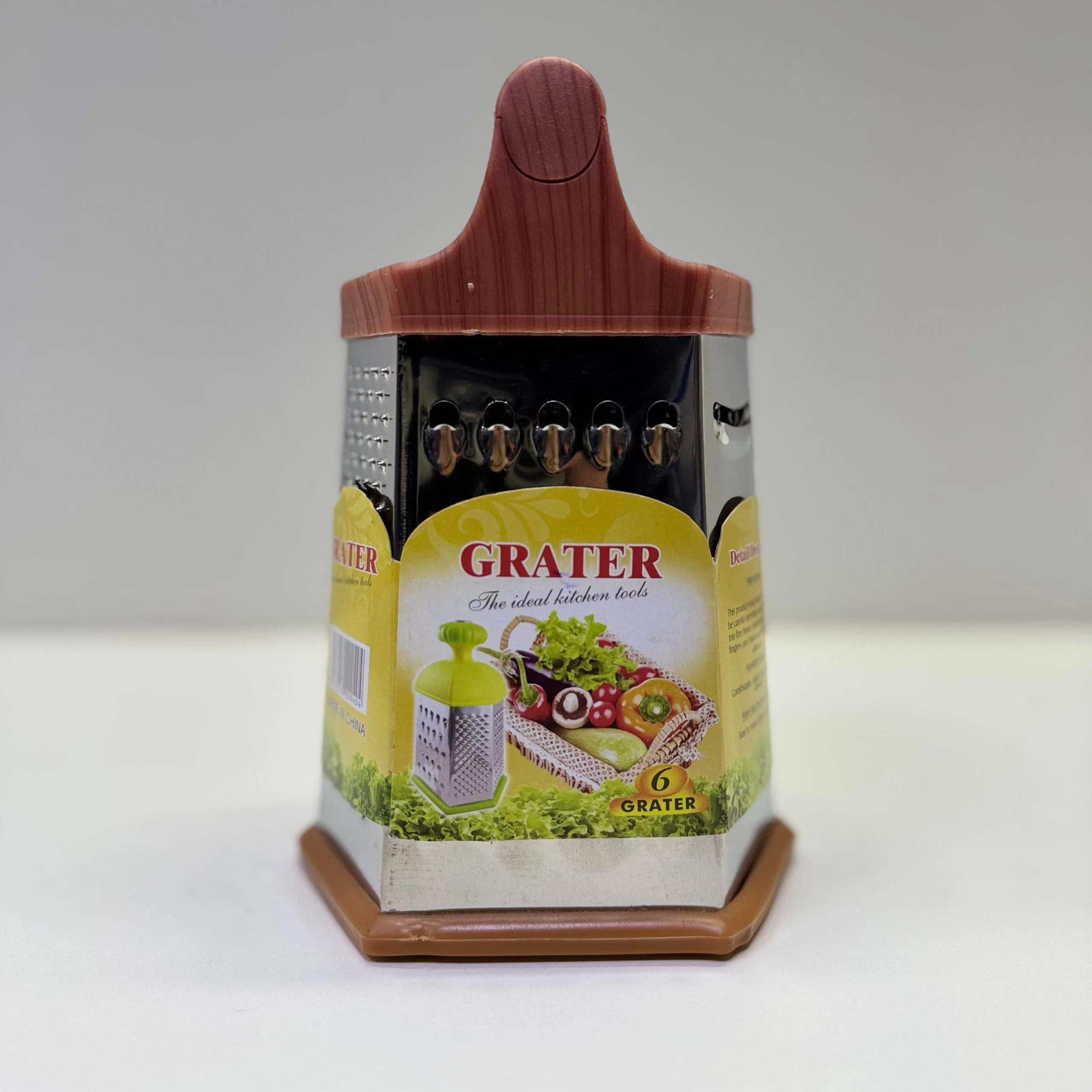 Терка многогранная деревянная оптом для кухни (ST-479)