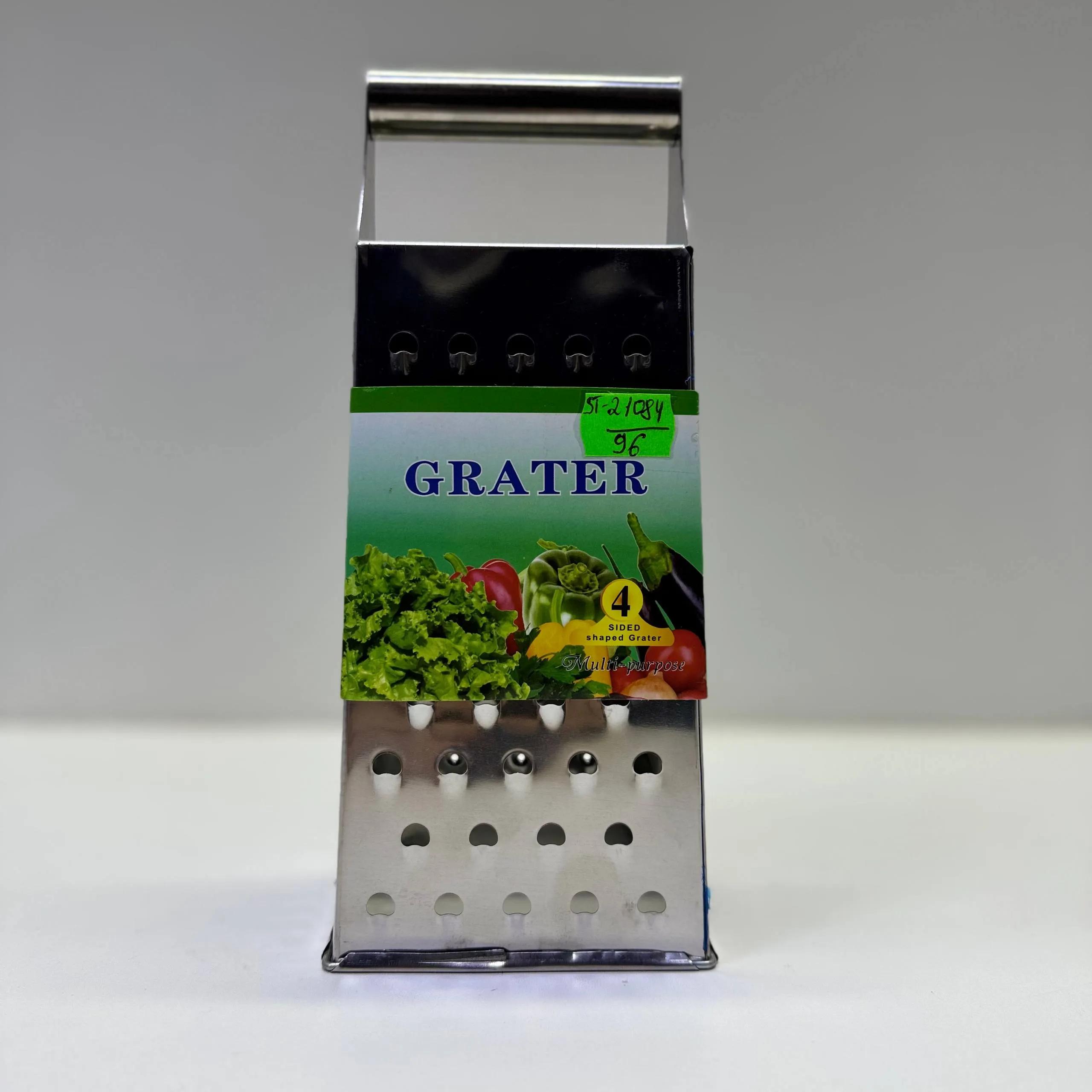 Терка металлическая серебряная для кухни (ST-21084)