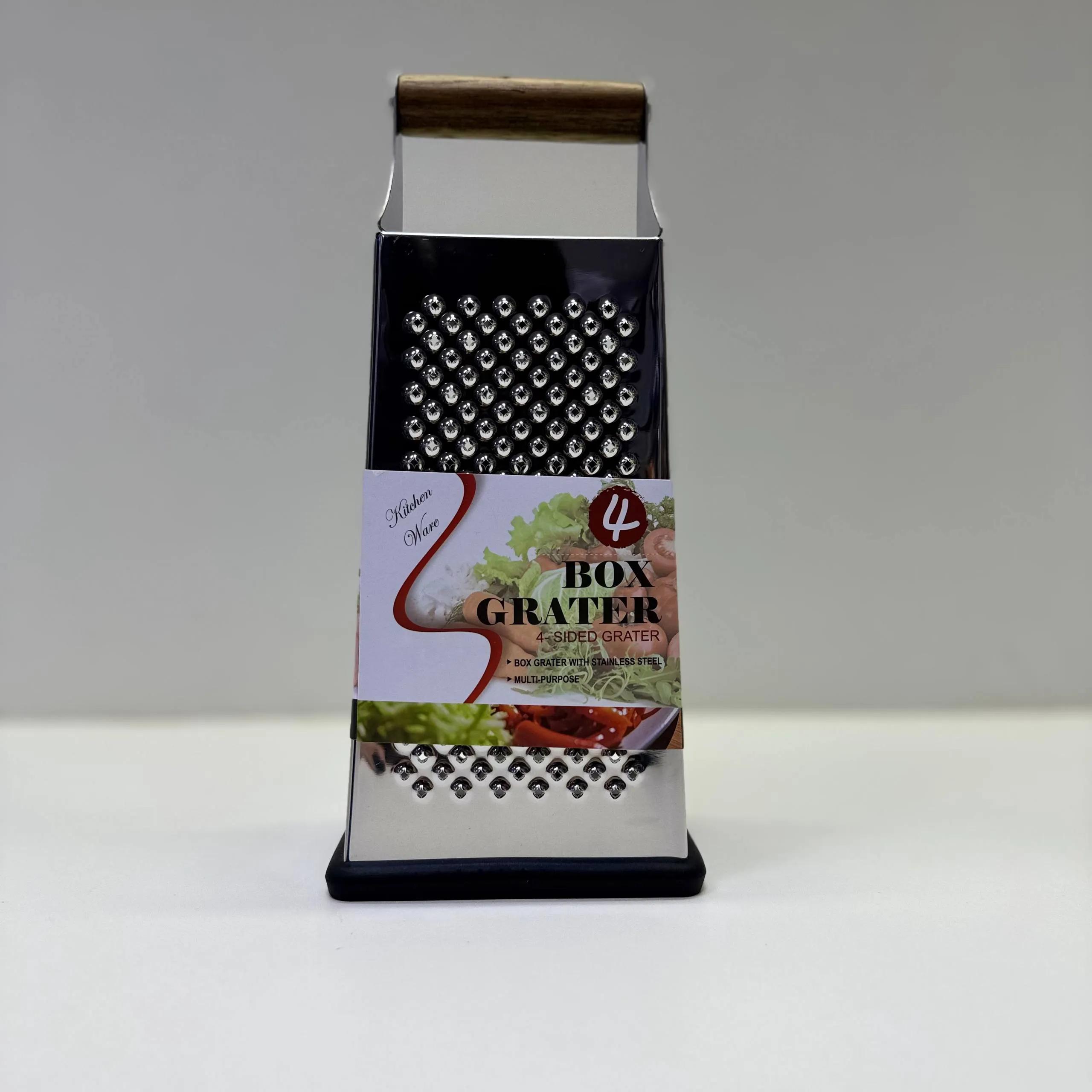 Терка для кухни из металла с деревянной ручкой (ST-4459)