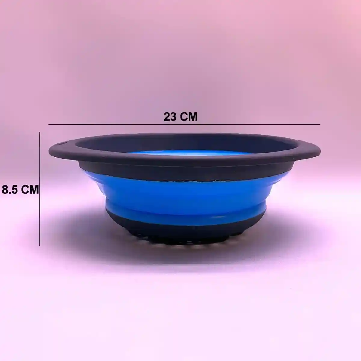 Складная силиконовая миска с дуршлагом - Оптовая продажа - st-2471
