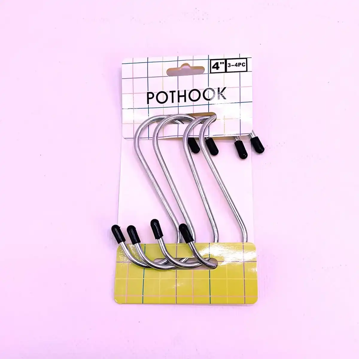 Крючки для штор: прочные и надёжные, 3 дюйма, 4 штуки в упаковке (ST-1587)
