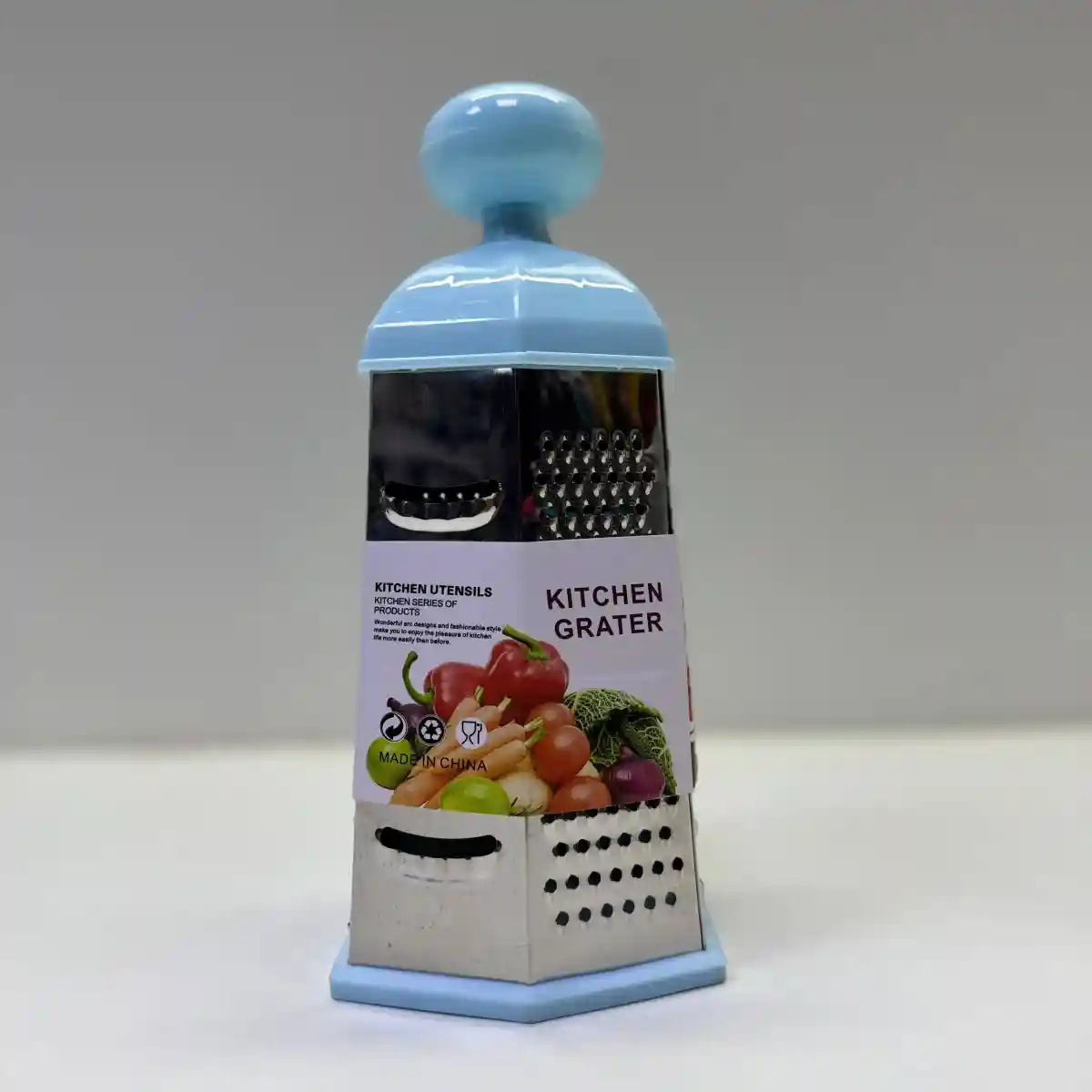 Цветная многогранная терка для кухни оптом - 1587 - 4