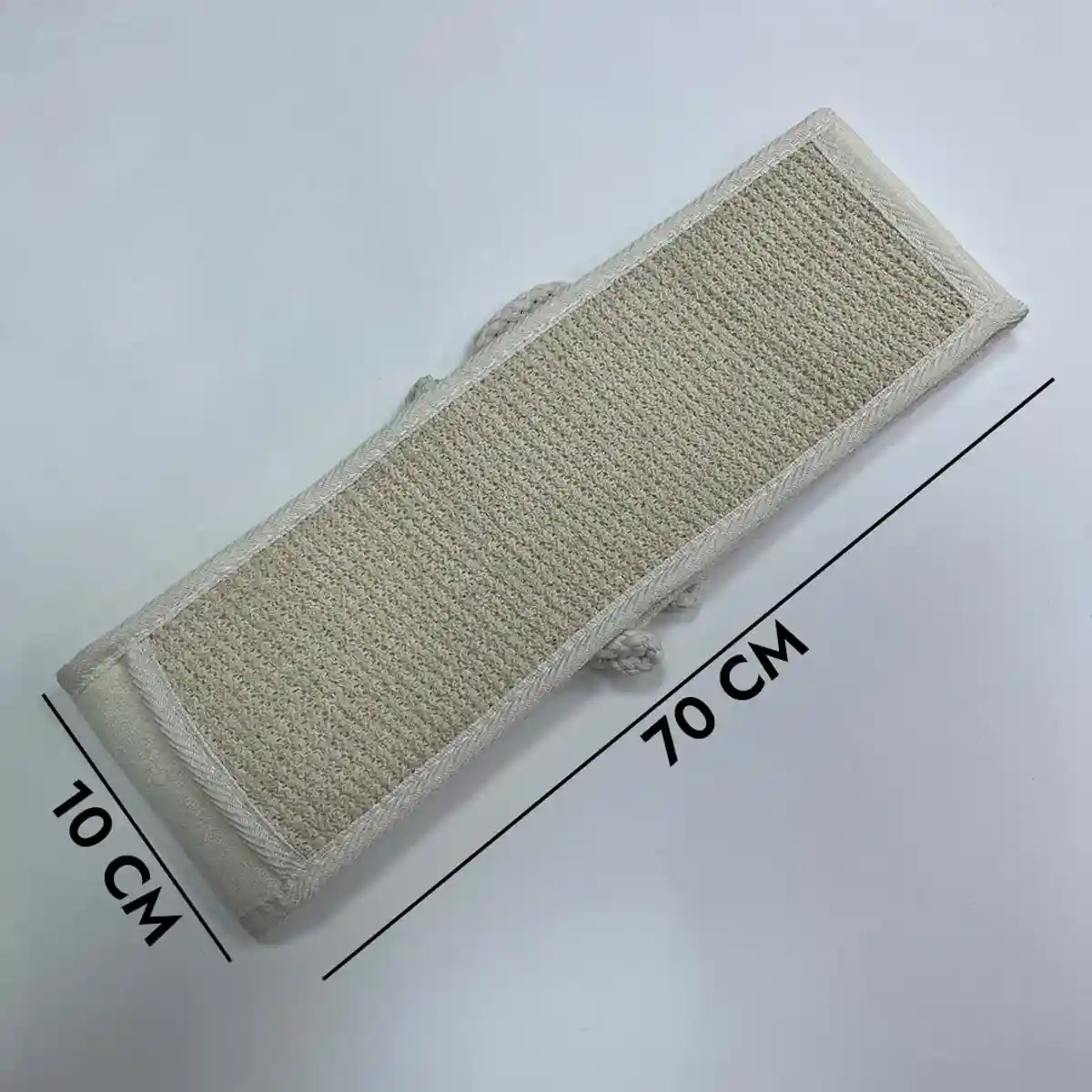 Экфолиирующая лента из сизаля 70x10 см, бежевая, двусторонняя - ST-5182
