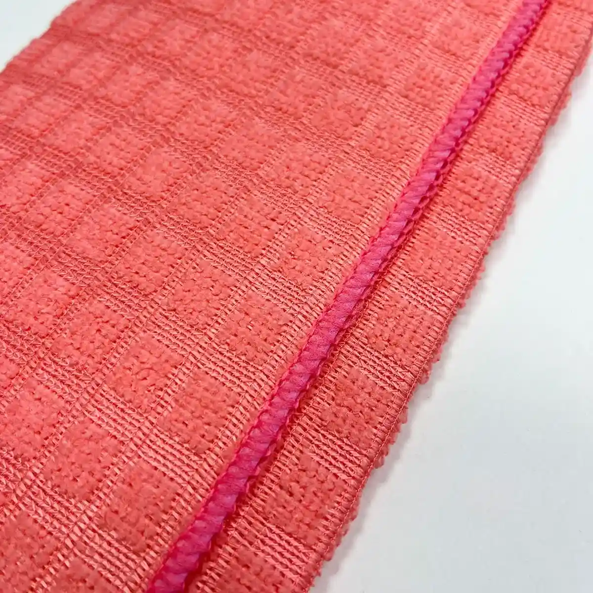 Красная вафельная салфетка из микрофибры 38×30 см с петлей для подвешивания - 2013 - 2