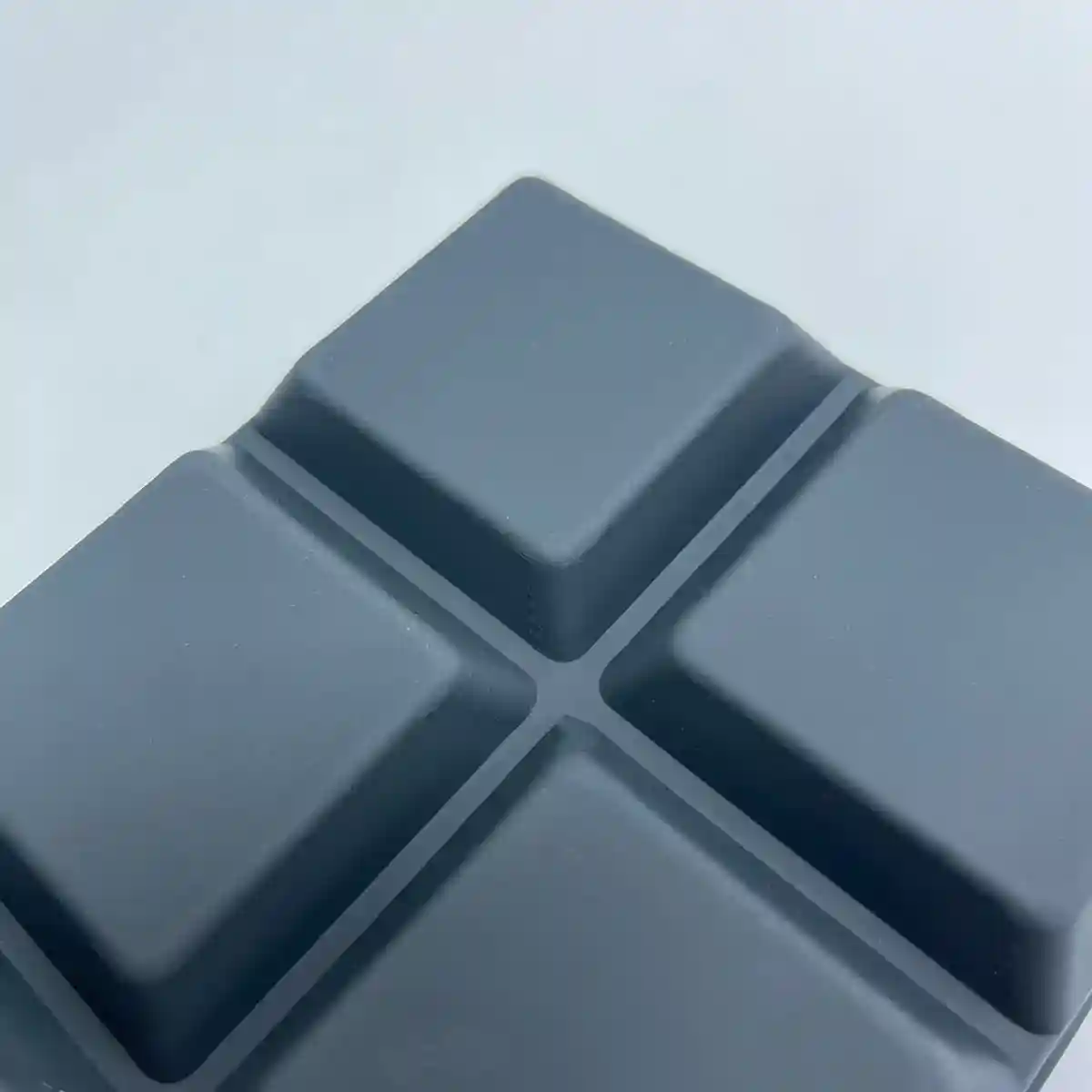 Силиконовая форма для льда с крышкой, 6 крупных ячеек, 16,5×11,5×5 см, пищевой силикон - 2053 - 5