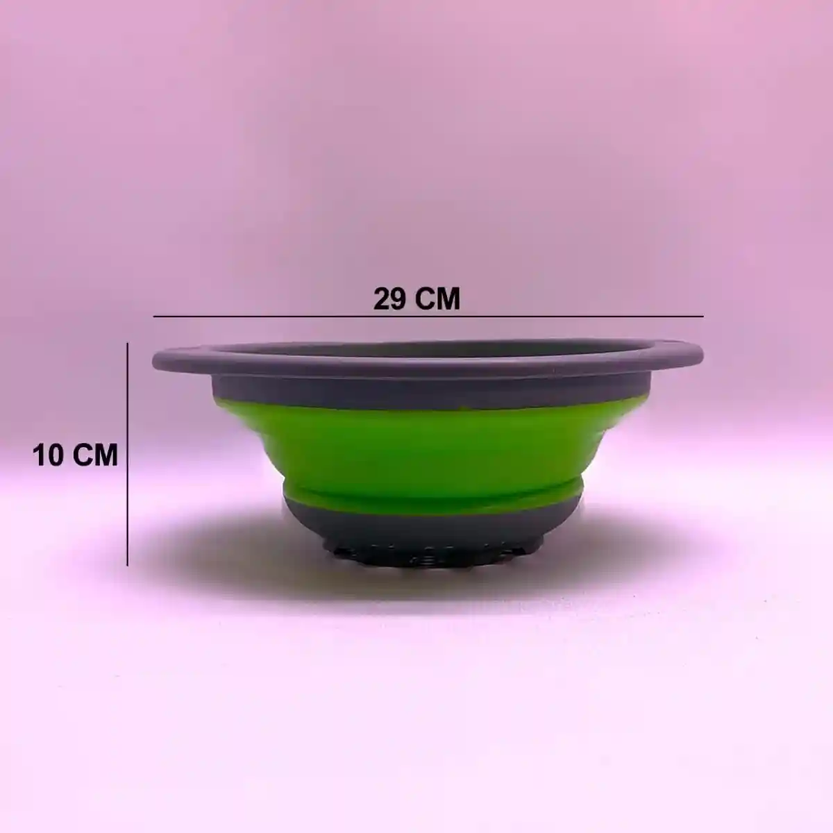 Складная силиконовая миска с дуршлагом - Оптовая продажа - st-2472