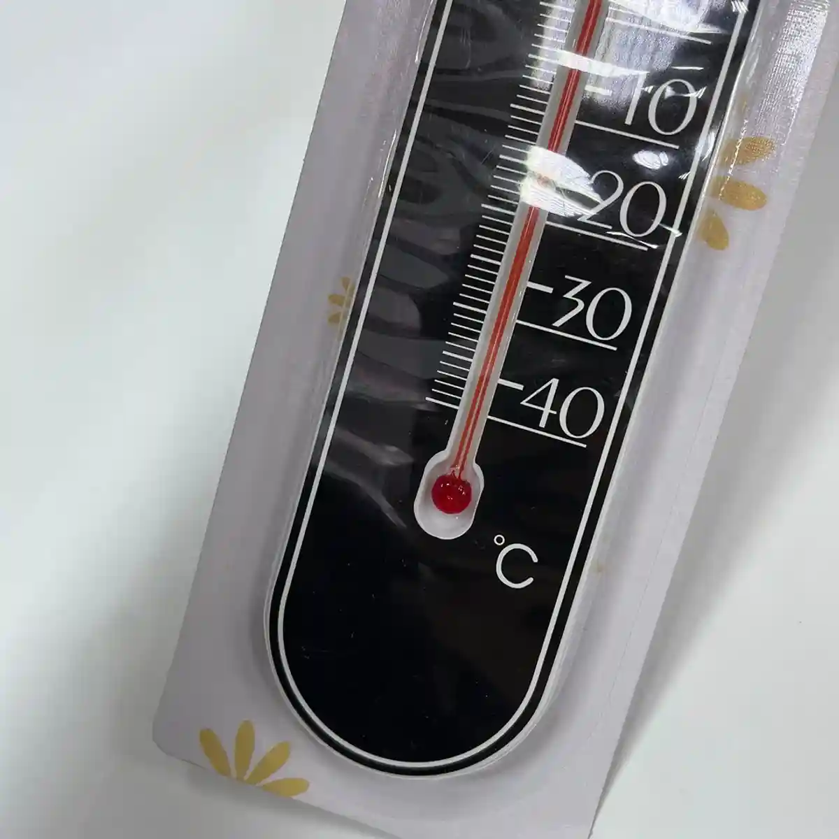 Настенный аналоговый термометр, диапазон -40…+50°C, с безопасной жидкостью - 2042 - 3