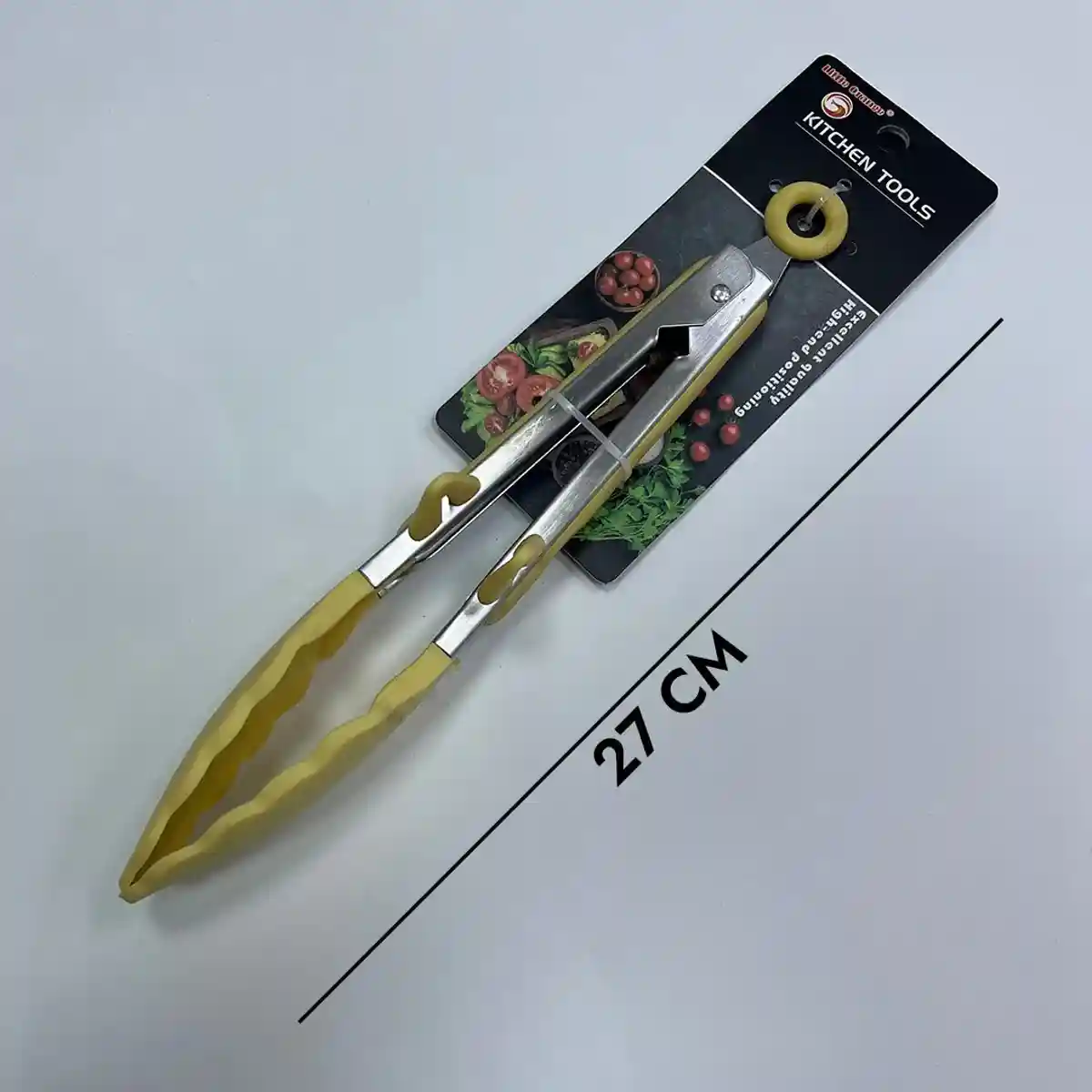 Щипцы кухонные 27см сталь+силикон - ST-4985